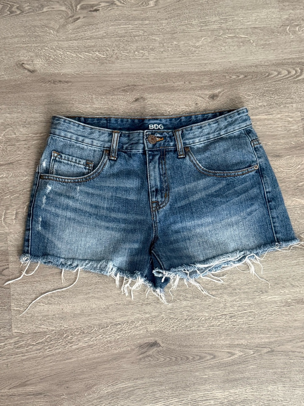 VINTAGE BDG 100% COTTON DENIM CUTOFF SHORTS